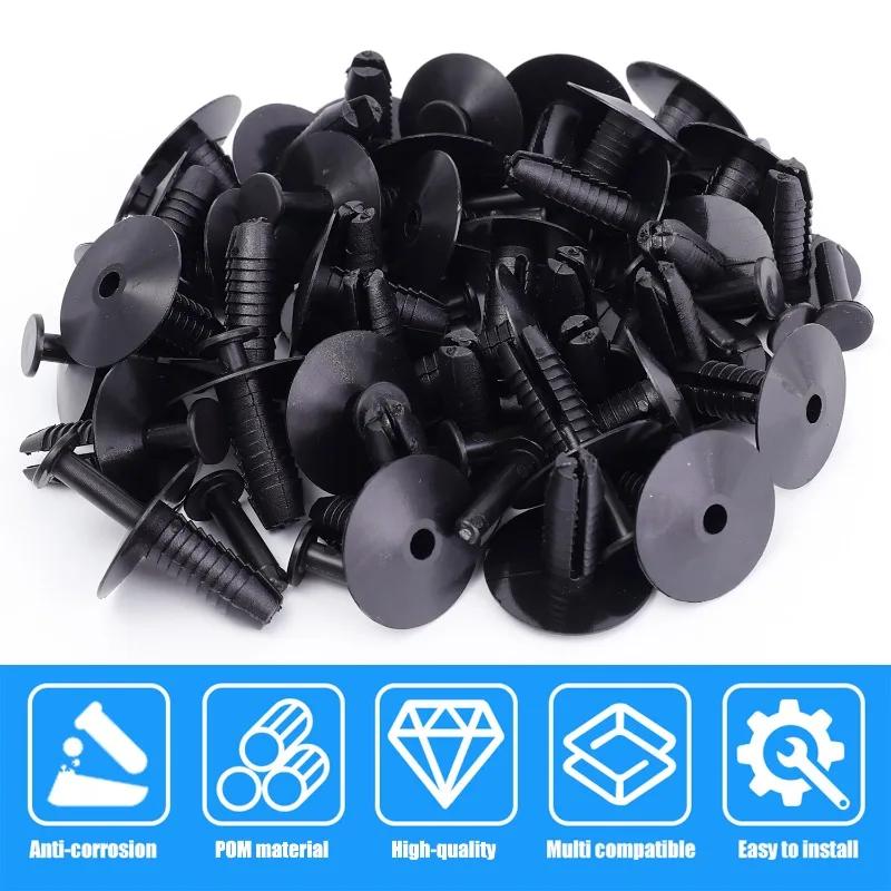 10-50sets Bumper Trim Buckles Cars Rivet Clips Doors Sill Fixing Clips Wheel Arch Clip for Mercedes-Benz BMW357 Auto Accessories