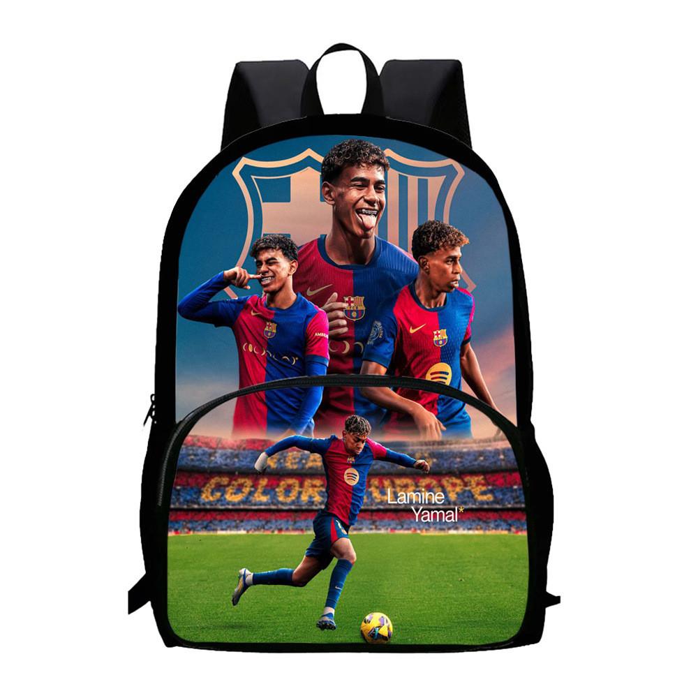 Backpack Trendy Yamal Oxford Material Double Shoulder Design Daily Use School