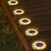 2Pcs Super Bright Solar Buried Lights Solar Power Lawn Lamp Path Deck Lights  Garden