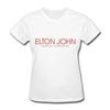 YX Rock And Pop Singer Elton John Tour 2015 Logo T Shirt For Women White M