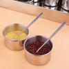 Stainless Steel Multi-Compartment Condiment Box with Lid