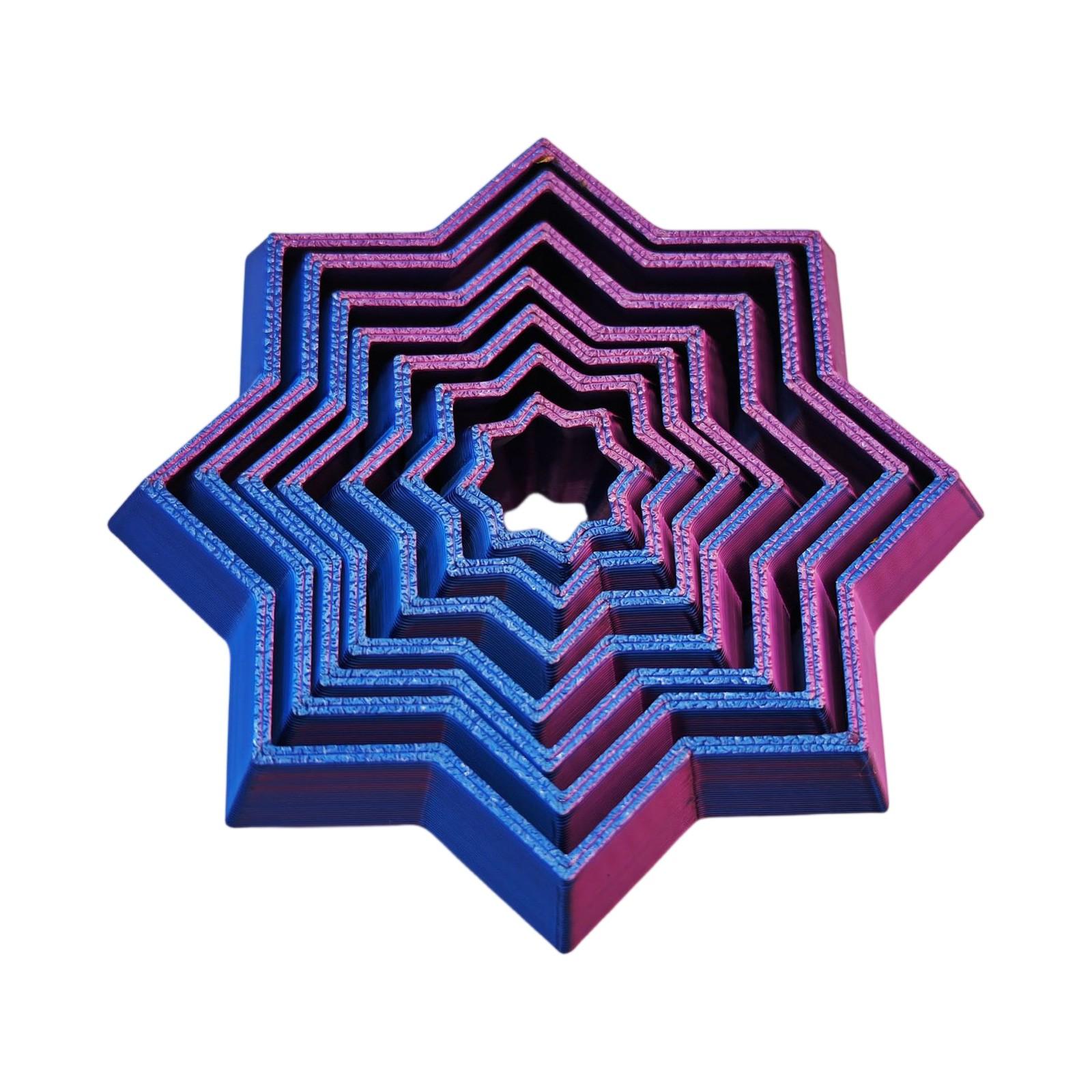 

Star Shaped Toy, Soothing Sensory Toy, Stress Relief, Anxiety, ADHD, Gift For Kids, Adults фиолетовый