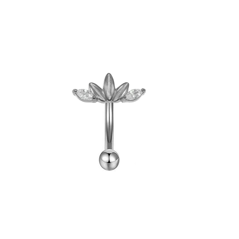 Rook piercing Butterfly Ear Cartilage Eyebrow Tragus Helix Piercing Stud Curved barbell Wholesale Body Jewelry