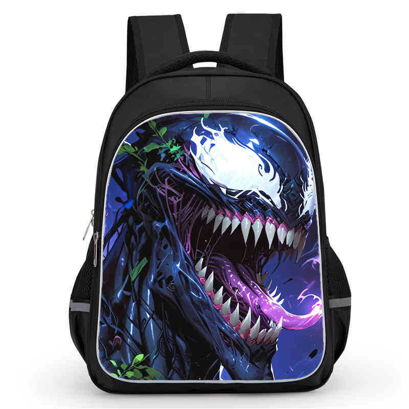 Venom 3 After A Dance Peripheral Anime Printed Backpack Student School Bag