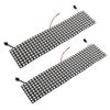 2 Stück WS2812B ECO RGB Legierungsdraht 5050SMD Individuell adressierbar 8x32 256 Pixel LED-Matrix Flexibles FPCB Vollfarbe Kompatibel mit Controller Bild