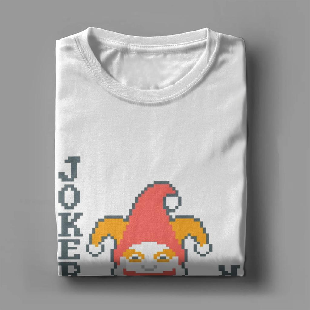 Balatro Game Card Joker Jimbo T-Shirts Men Clown Leisure Cotton Tees Round Neck Short Sleeve T Shirts Plus Size Clothing