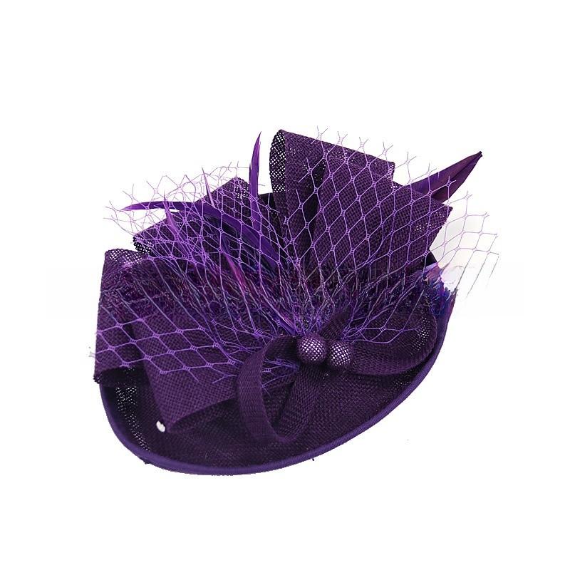 Art Deco Style Linen Hat With Short Brim For Vintage Fashion And Gatherings