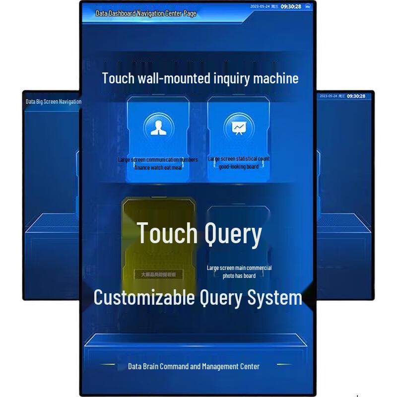 SANGENIU Wall-Mounted Digital Advertising Displays CN Plug (adapter Included)