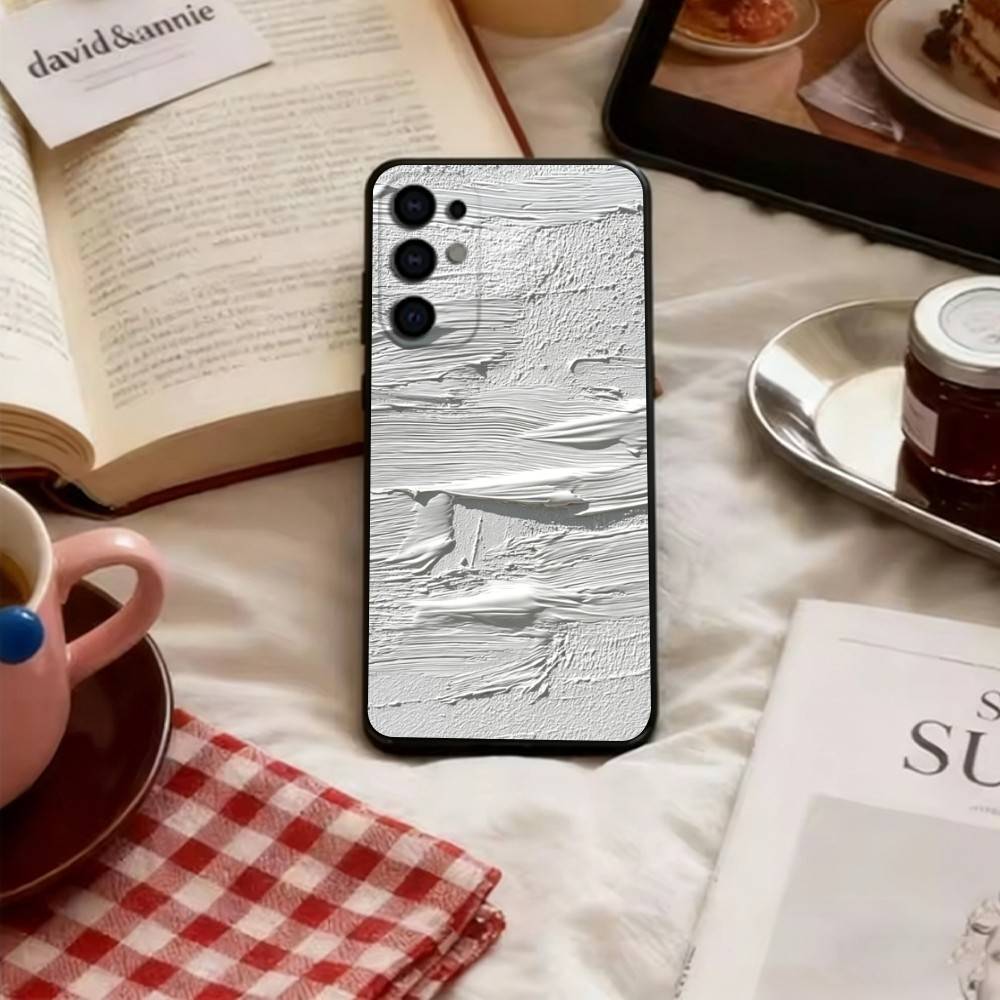 

Textured Oil Painting Phone Case Soft black For Samsung S25,S24,S21,S22,S23,S30,Ultra,S20,Plus,Fe,Lite Samsung S23plus5G
