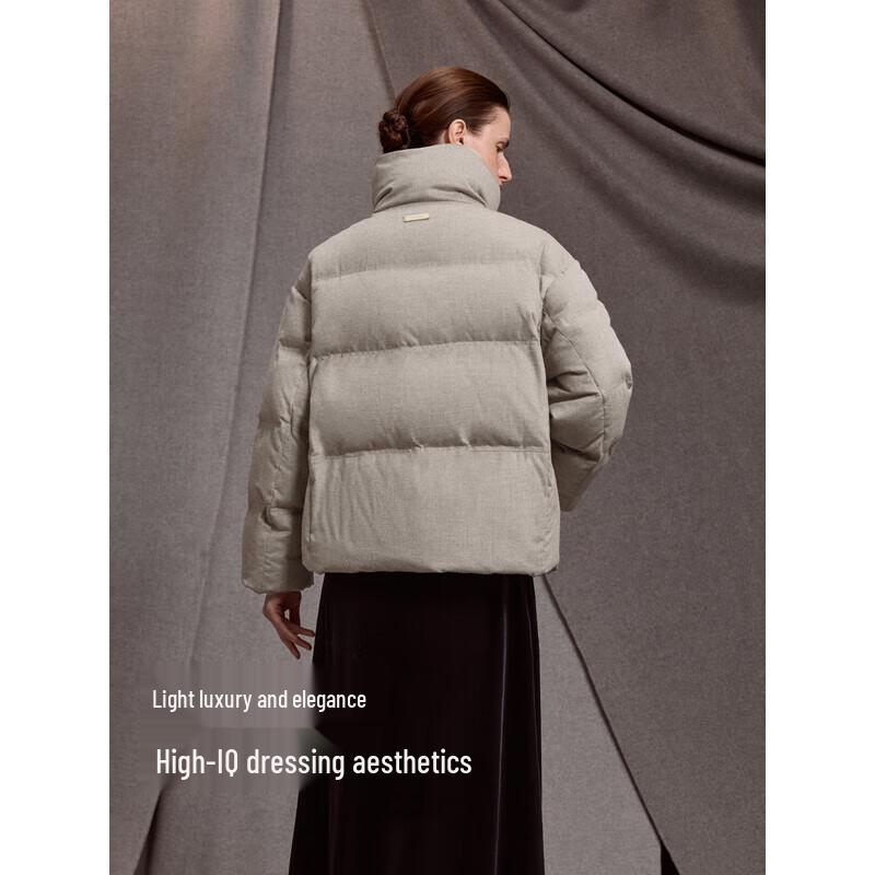 Bingjie Women's Thermal Stand Collar Short Down Jacket J5400JN30