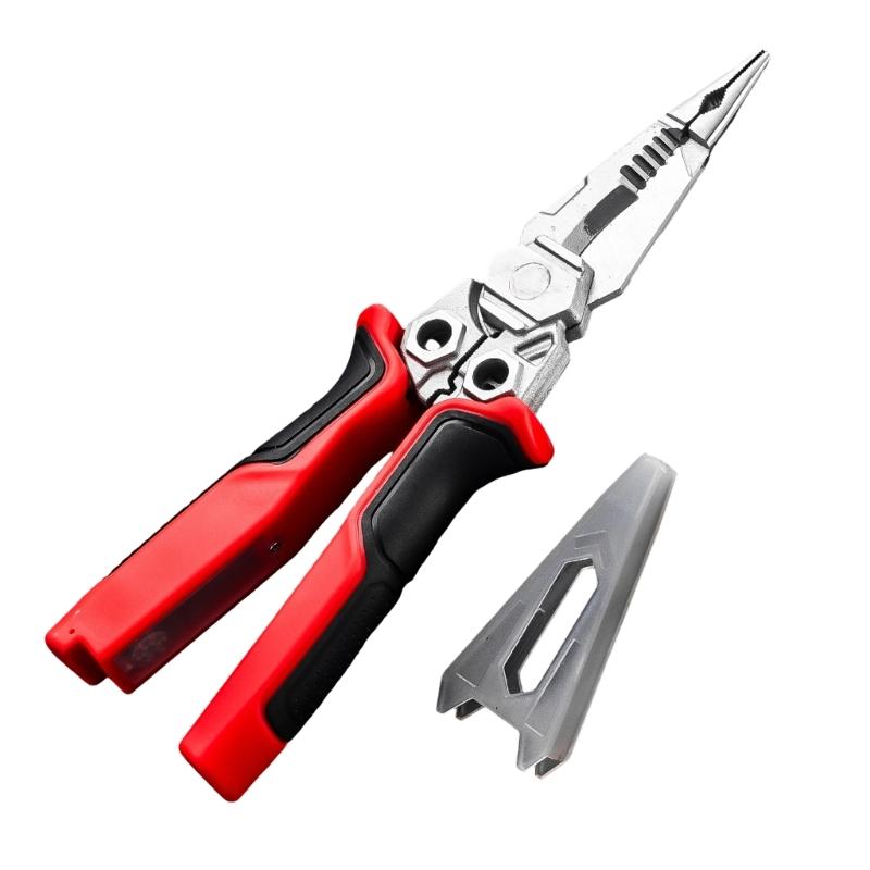 

Wire Stripping Plier with Electricity Measurement Electrician Plier 9 in 1 Multifunctional Wire Stripping Plier 1