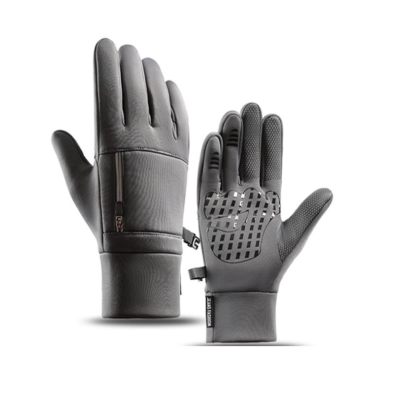 Outdoor Cycling Gloves for Men and Women Winter Warmth and Anti Slip Touch Screen Gloves Portable Pocket Skiing Waterproof Glove