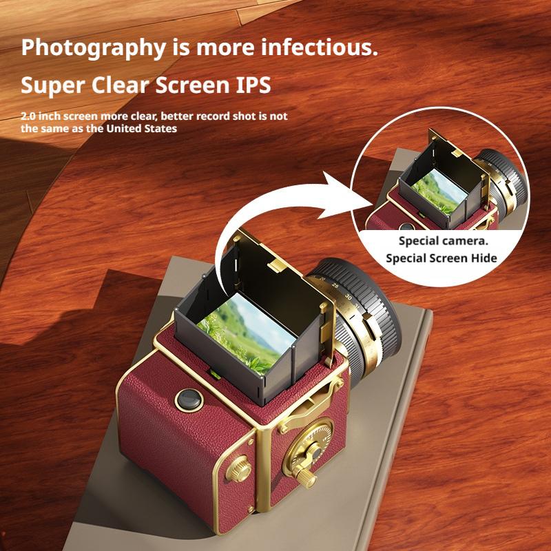 Retro Mini Camera Ornaments Student Portable CCD Camera Reverse Digital Camera Accessories