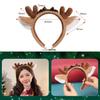 Mefeny Reindeer Headband, Deer Ears, Animal Ears, Christmas Reindeer Cosplay Costume Accessory, Brown