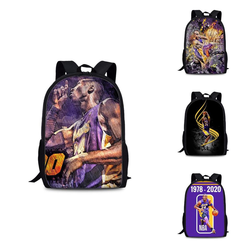 Sac à dos d'université Kobe Bryant en matériau nylon pour un usage quotidien et les activités sportives