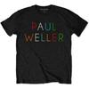 Paul Weller - Logo Multicolore - Maglietta Nera