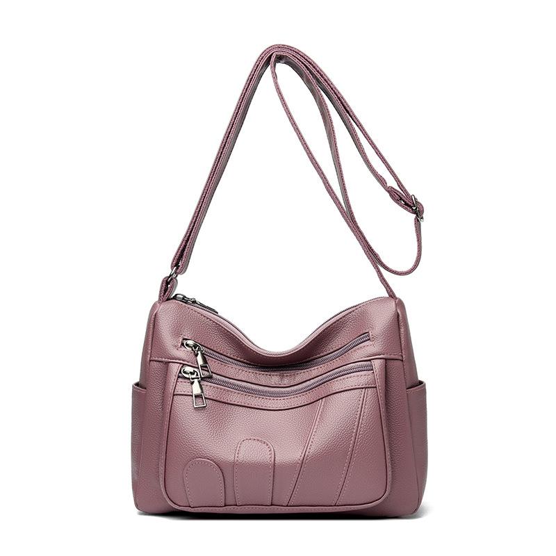 

PU Сумка через плече Сумка для жінки середнього віку Жіноча сумка на плече рожевий