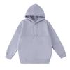 Kapuzenpullover für Damen mit großer Tasche Baumwollähnlicher Stoff Winter Lässiger Stil