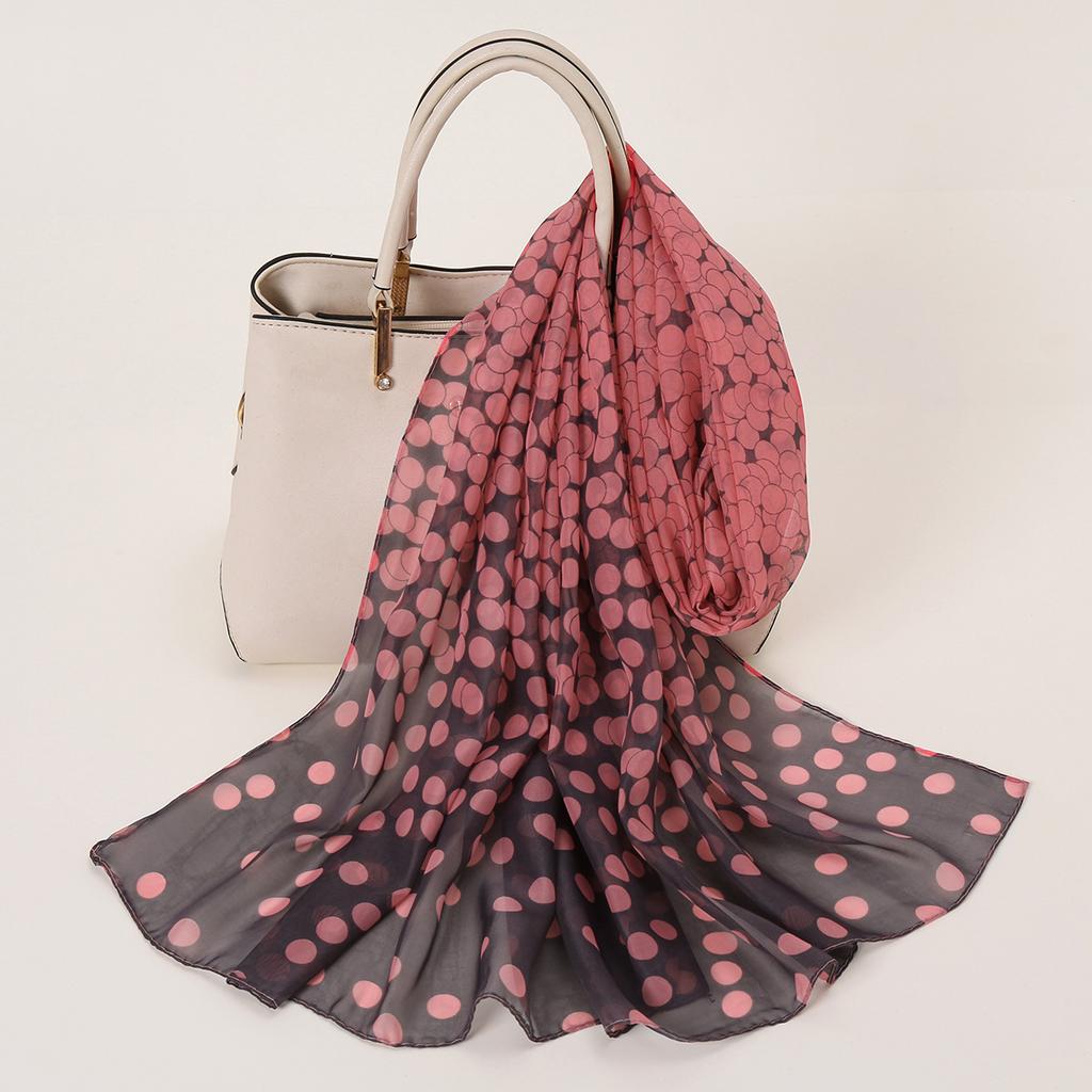 Spring Printed Chiffon Scarf Floral Printed Beach Shawl Lightweight Neck Scarf Summer Neck Sun Protection Scarf Shawl 150*50cm