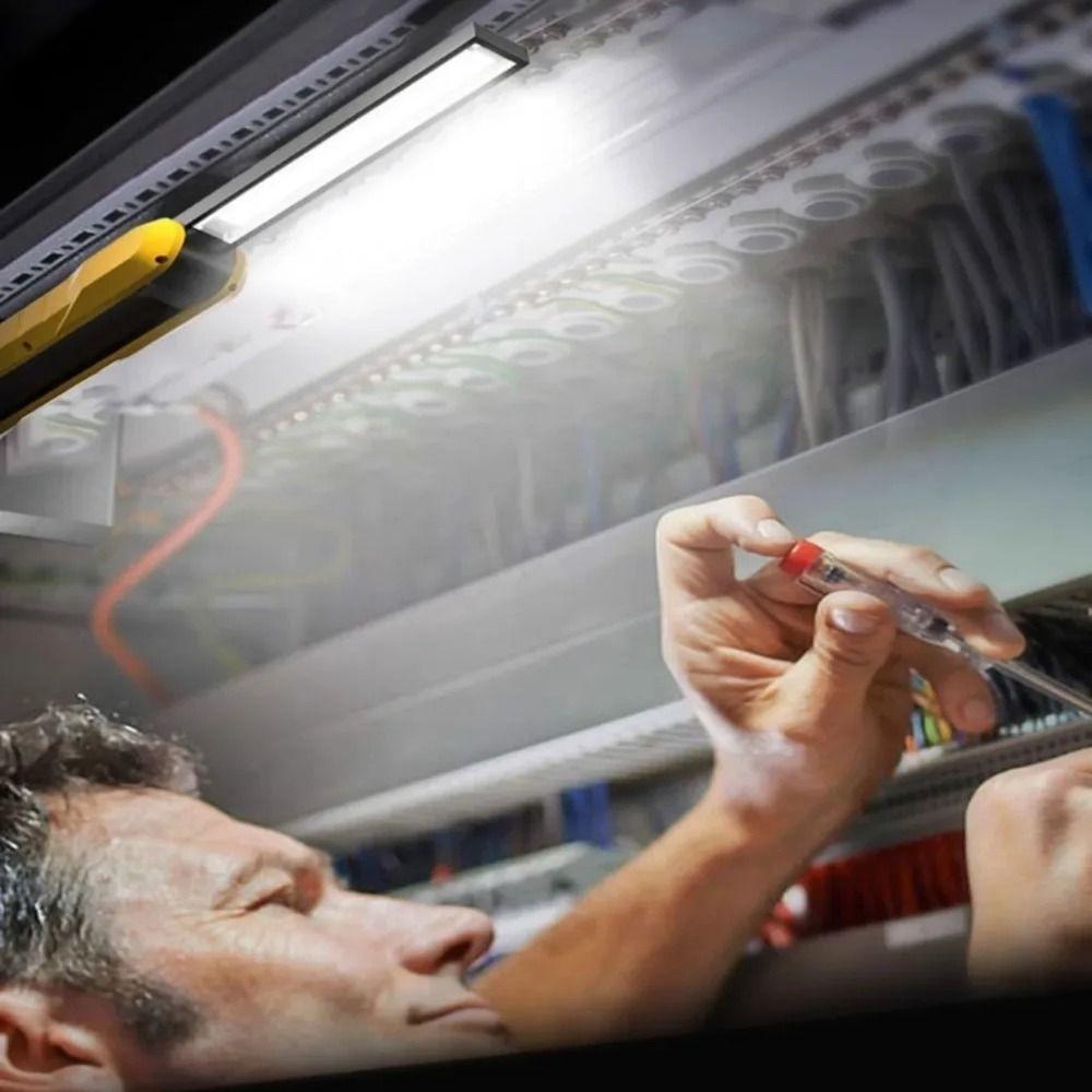 Folding Inspection Lamp Torch COB Light Multi-function Work Lamp  Riding