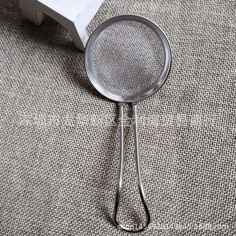 Stainless Steel Curved Handle Kitchen Sieve & Handheld Flour Sifter 5CM
