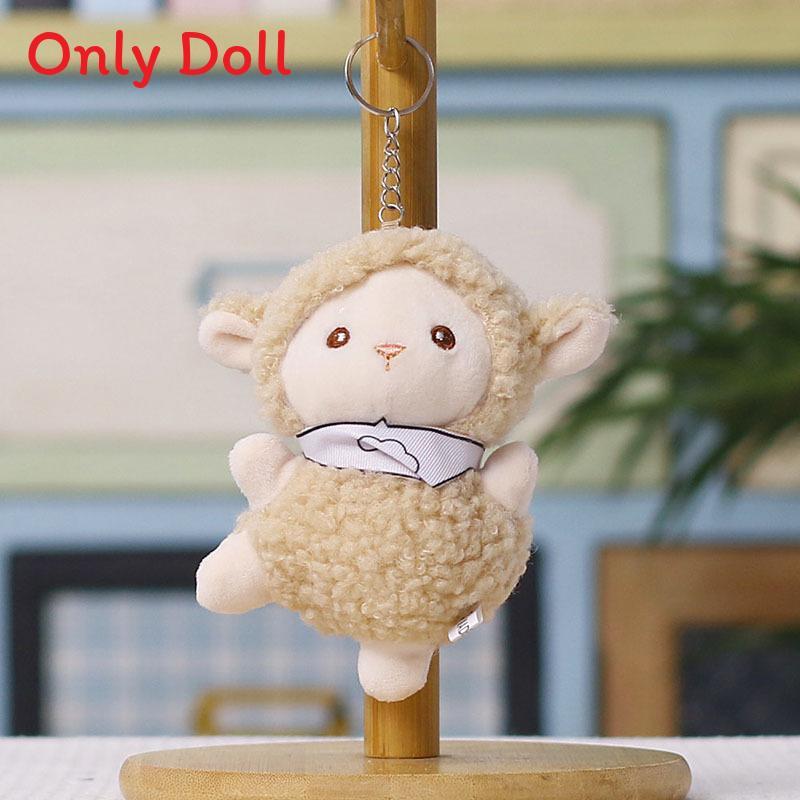 Adorable Wool Plush Doll With Short Hair For Bag Decoration And Collectors