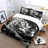 White tiger with splashes. Bedding sets Duvet cover sets Duvet covers Pillowcases(1 * Duvet Cover 2 * Pillowcases without duvet insert)