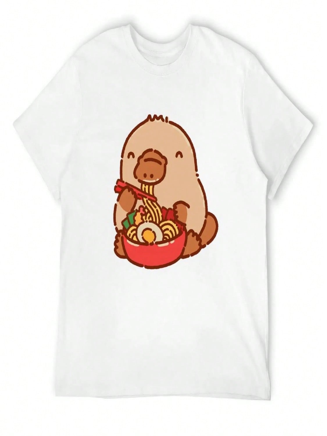 Platypus Eating Raunisex T-Shirt Funny Costumes Blue Lock unisexs T Shirt S разноцветный