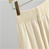 Autumn And Winter Knitted Wide Leg Pants Two Piece Suit Short Style Small Fragrance Fashionable Casual Suit For Women