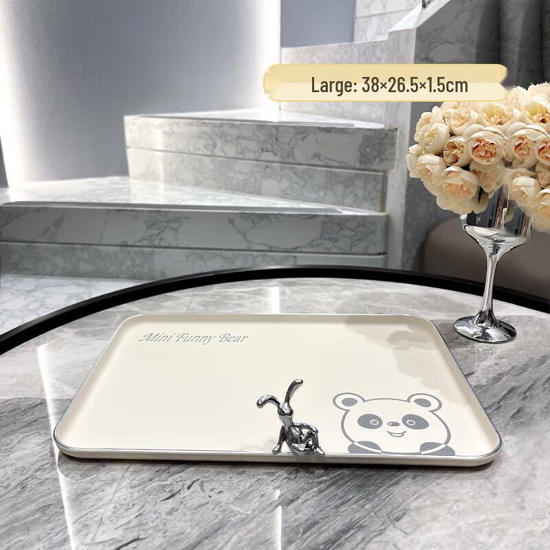 INS Style Rectangular Plastic Serving Tray