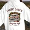 Outer Banks Pogue Life Graphic Hoodie - Casual Polyester