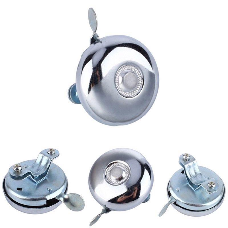 Classic Retro Metal Ring Bike Bicycle Cycling Handlebar Bell Sound Alarm Silver