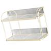 Transparent Double Layer Storage Rack Desktop Cosmetic Storage Rack Accessories Organizer for