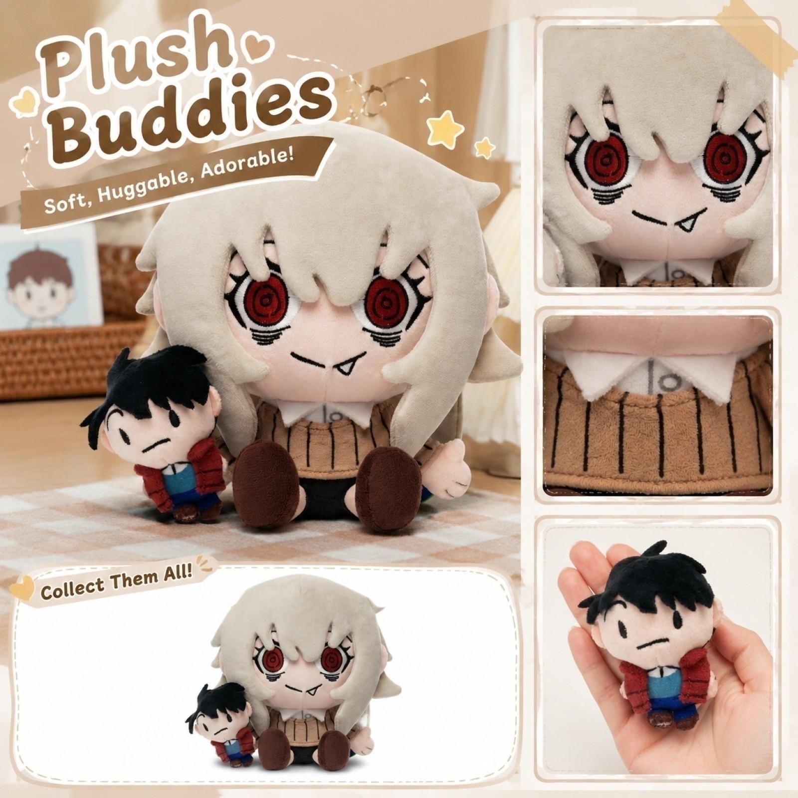 Plush Doll Set Soft Stuffed Toy Character Plushies with Detailed Embroidery and High-Quality Fabric Suitable for Collectors and Gift Giving One Size