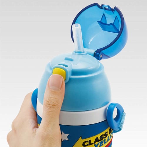 Skater Replacement Cap Unit Children's Straw Water Bottle Parts Blue Straw Sold Separately for SSPV4 P-SSPV4-CU
