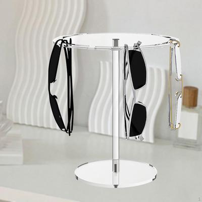 Glasses Display Stand Eyeglasses Storage Transparent Accommodate 9 Pairs of Sunglasses