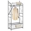 Minimalist Open Wardrobe Set 2 pcs 78 x 36 x 158 cm