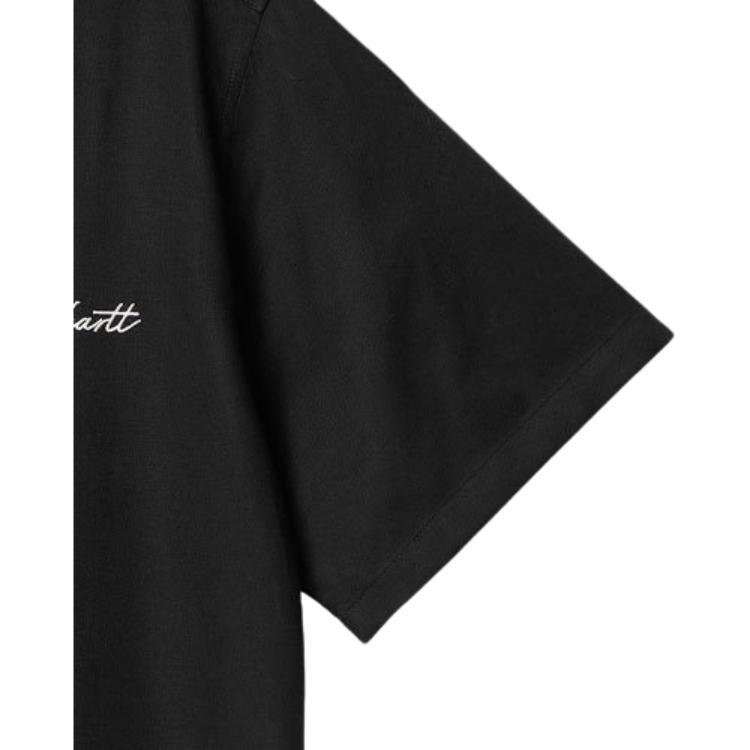 Carhartt WIP SS23 Letter Embroidery Logo Loose Short Sleeve Shirt Men shirts I031465-K02-XX