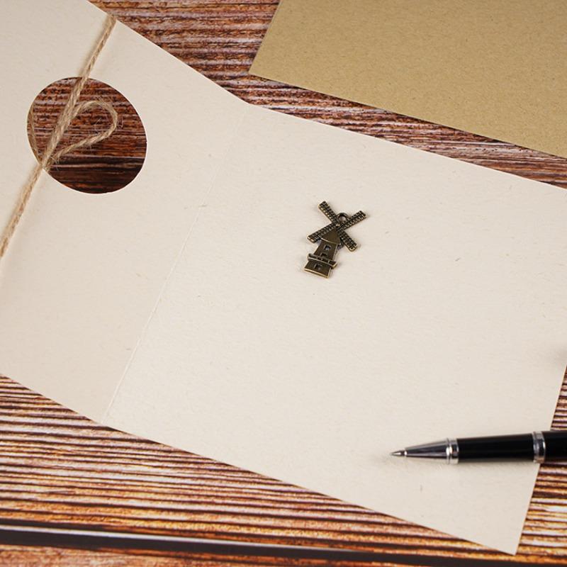 10pcs Assorted Modern Folk Art Greeting Cards with Envelopes – Cards for Weddings, Valentine's Day, Thank Yous & Congratulations