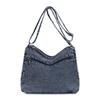 Vintage Denim Bag Multi-layer Crossbody Bag Women's Shoulder Bag