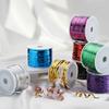 91m/roll Twist Wire Tie Multicolor Gift Packaging Wrap Ribbon Rope Food Bread Bag Sealing Twine for Home Jewelry Cord Supplies