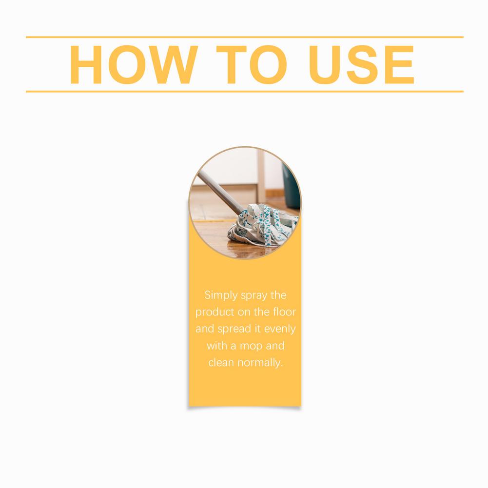 Powerful Decontamination Floor Cleaner, Wood Floor Cleaning Tile Cleaner, Wood Floor Cleaning Polishing Brightening Tile Cleaner