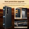 Luxury Premium Genuine Leather For Samsung Galaxy Z TriFold Case New Flip Magnetic Leather Full Protective Shockproof Cover