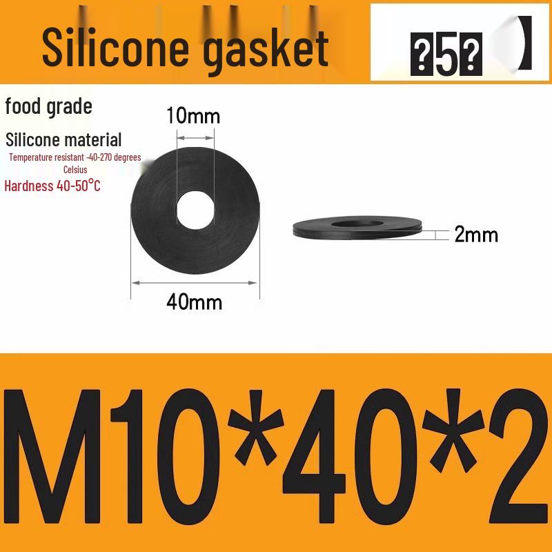 Silicone High-Temp Waterproof Gasket & Shock Absorbing Seal Pad