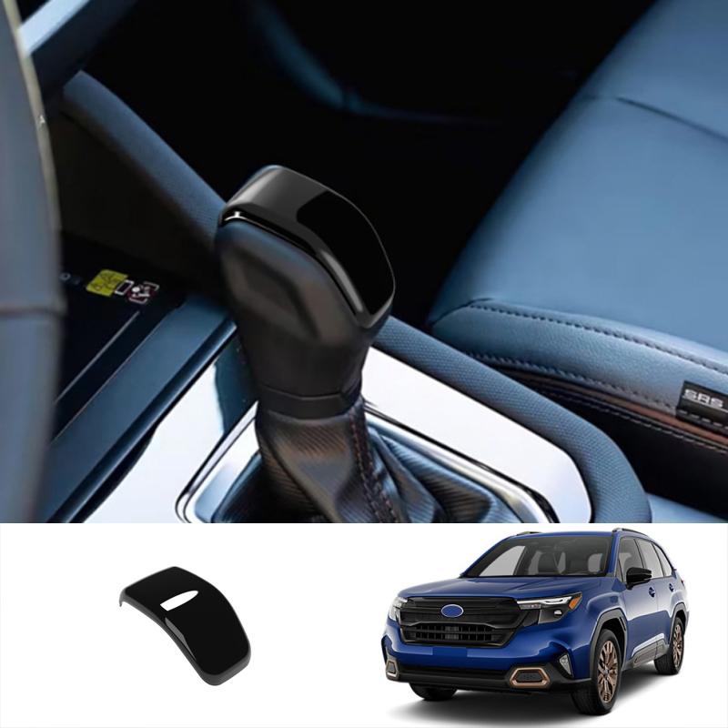 LHD RHD For Subaru Forester 2025 2026 ABS black Center Console Gear Shift Panel Cover trim Gear Head Knob Interior Accessories