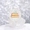 Alloy Trendy White Geometric Letter Pin Brooch For Fashionable Pieces Statement