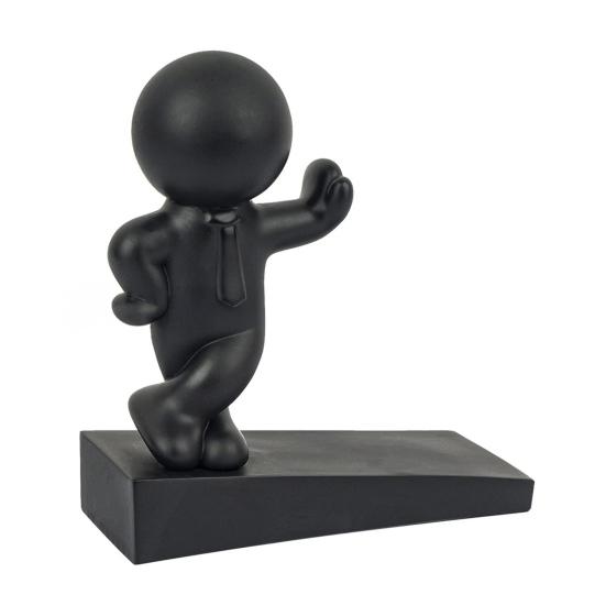 Cartoon Man Door Stopper Wedge Wall Protector Anti-slip Windproof No Drilling Anti-collision Carpet Tile Concrete Wooden Floor Doorstop