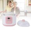Electric Stew Pot 200W Multifunction Ceramic Soup Porridge Cooker 1L Automatic Reservation