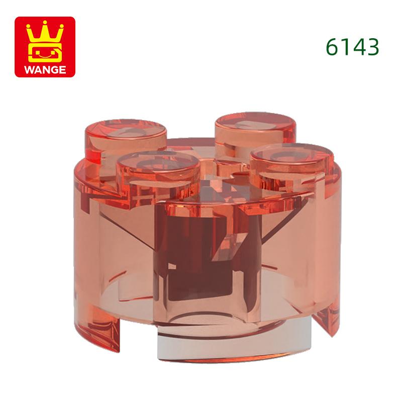 Non-Toxic 98Pcs/Lot 6143 3941 Cylindrical Block Moc 2X2 Parts Compatible With Arc-Shapes Brick Diy Children'S Assembly Toys Gift Box