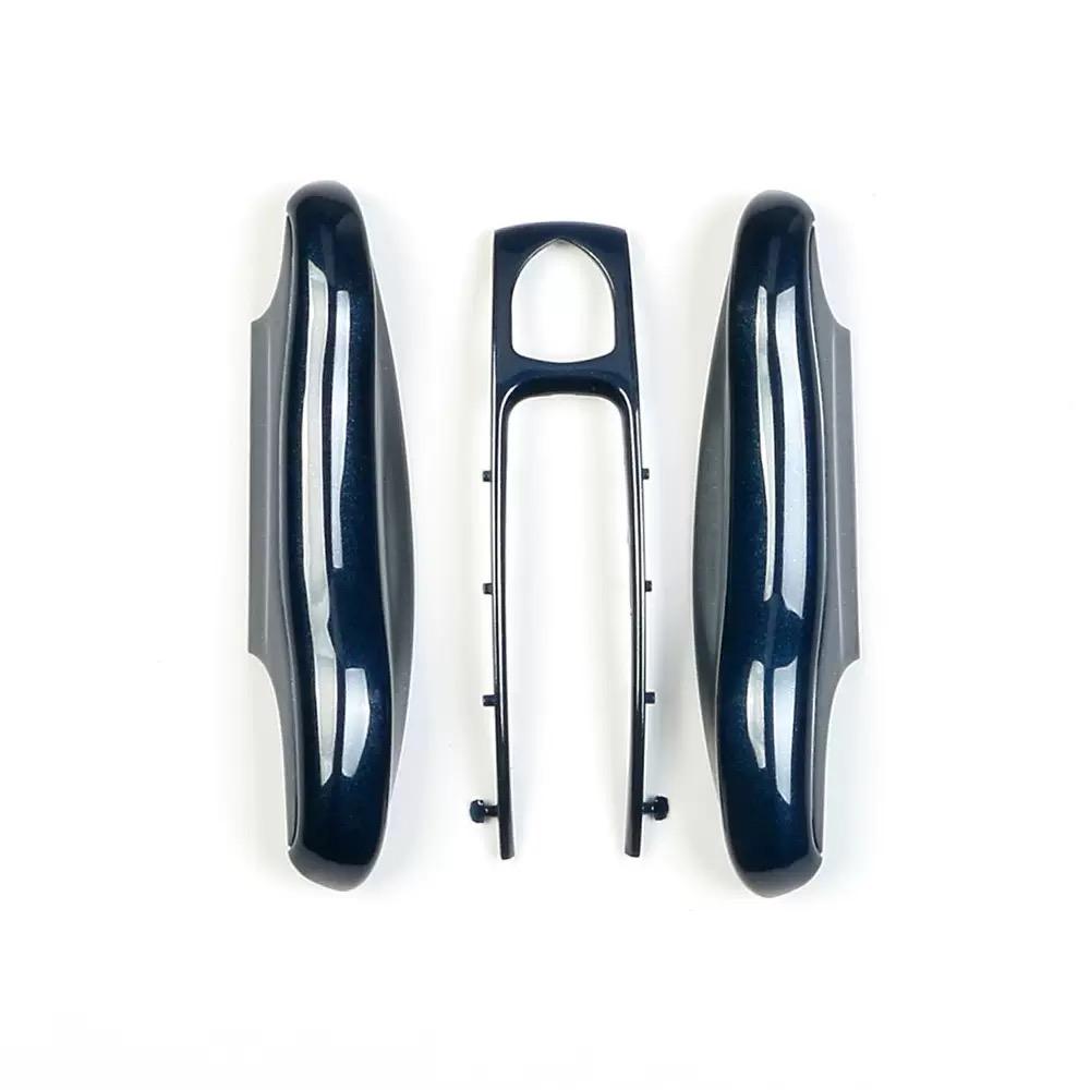 Pouzdro na klíče od auta Půlnočně modrá Ochranný kryt pro dálkové ovládání Porsche Panamera Cayenne Macan Boxster 718 Cayman Taycan 911